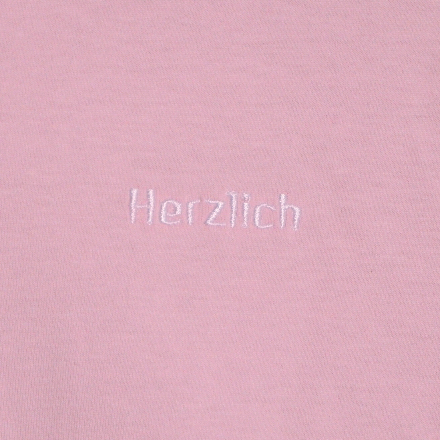 Herzlich - Organic Shirt (Stick weiß)