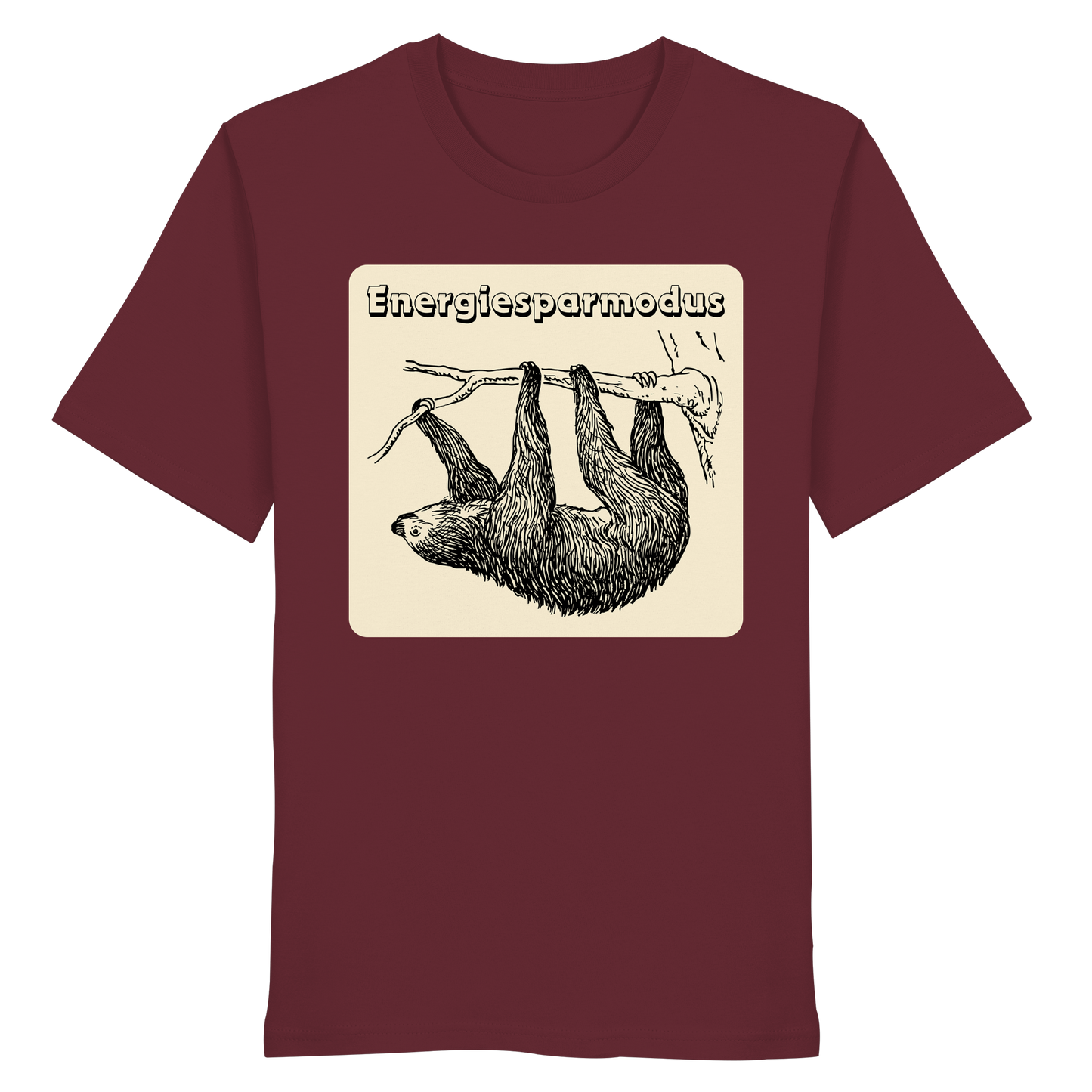 Energiesparmodus Faultier - Organic Shirt