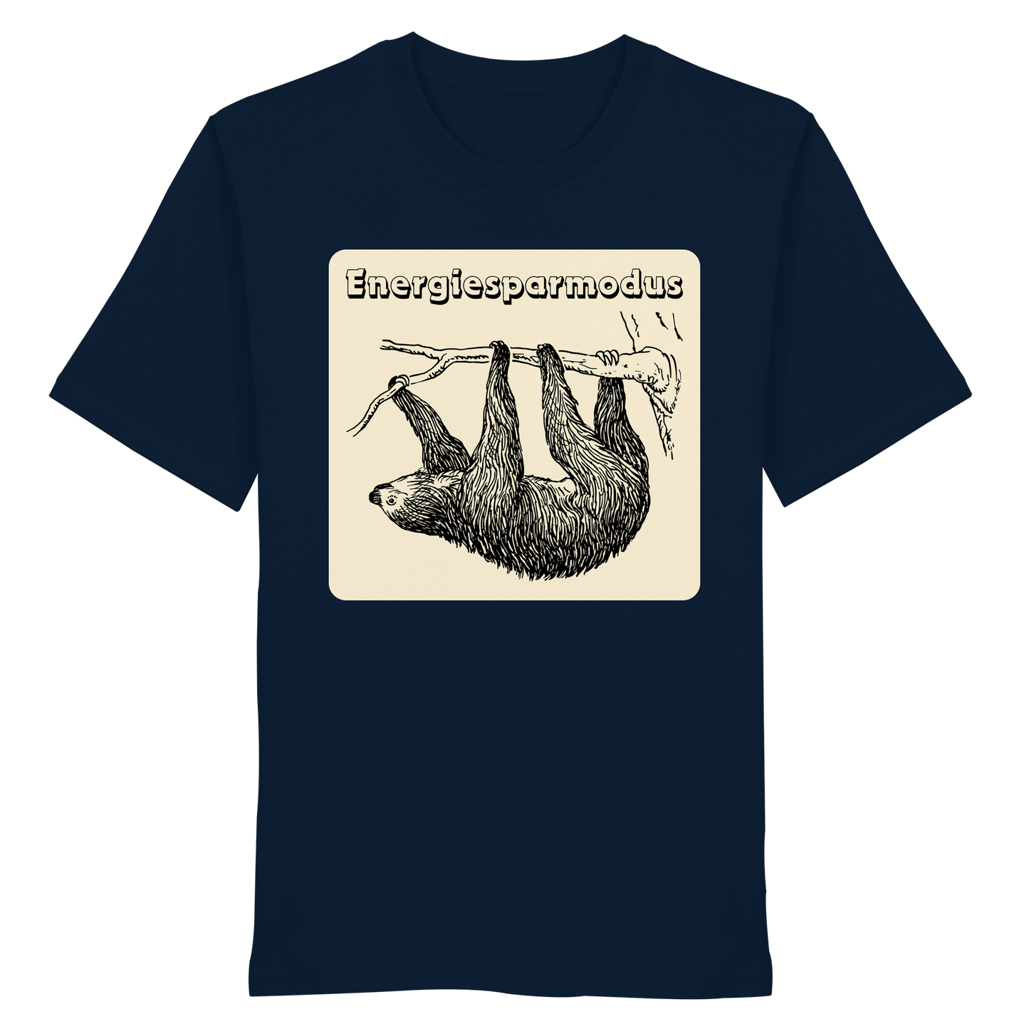 Energiesparmodus Faultier - Organic Shirt