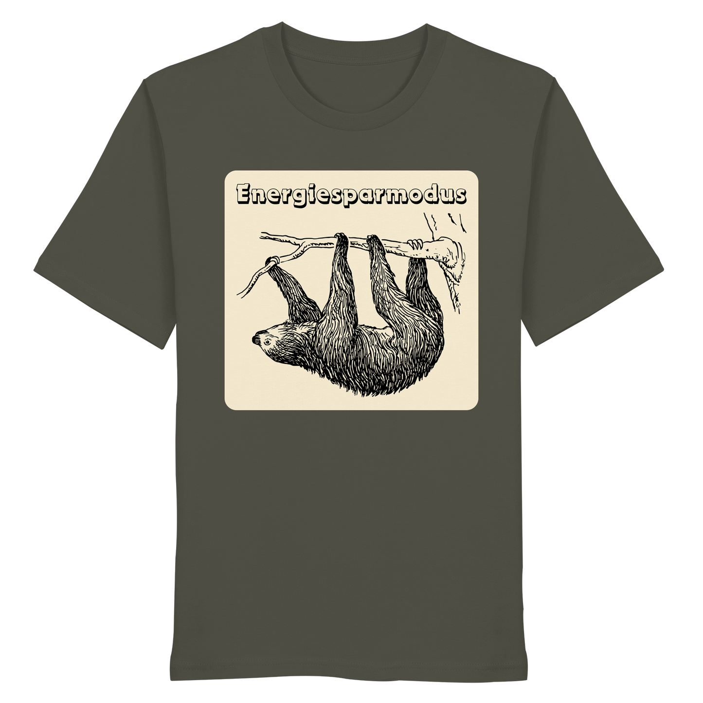 Energiesparmodus Faultier - Organic Shirt