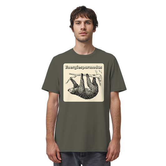 Energiesparmodus Faultier - Organic Shirt