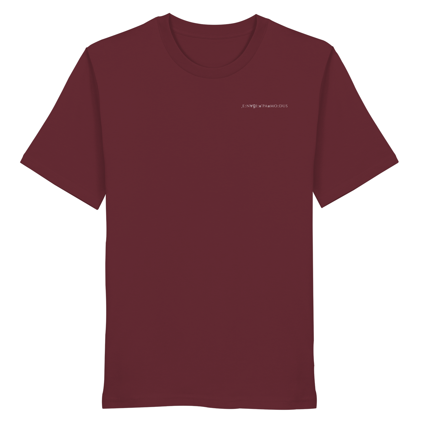 Energiesparmodus Lautschrift - Organic Shirt (Stick weiß)