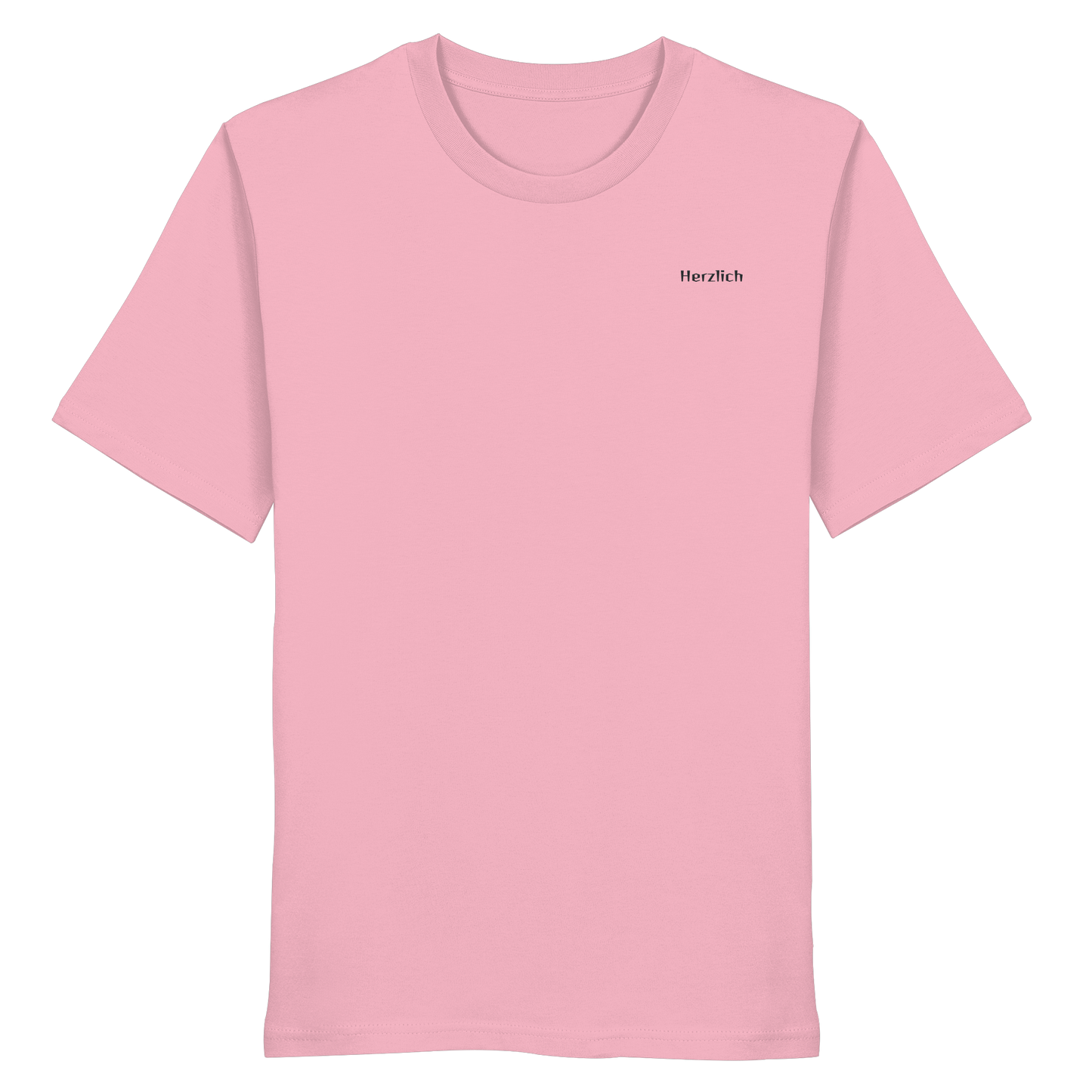 Herzlich - Organic Shirt (Stick schwarz)