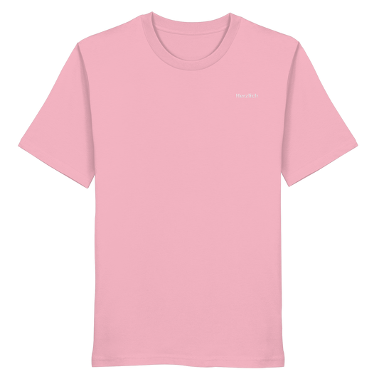 Herzlich - Organic Shirt (Stick weiß)