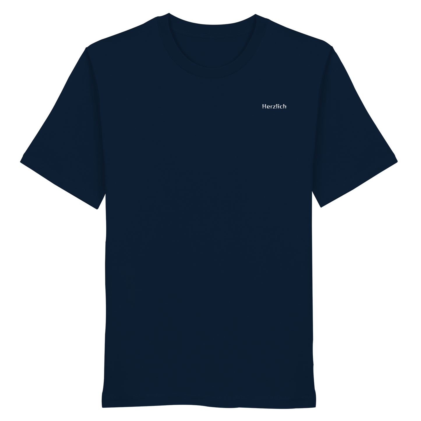 Herzlich - Organic Shirt (Stick weiß)