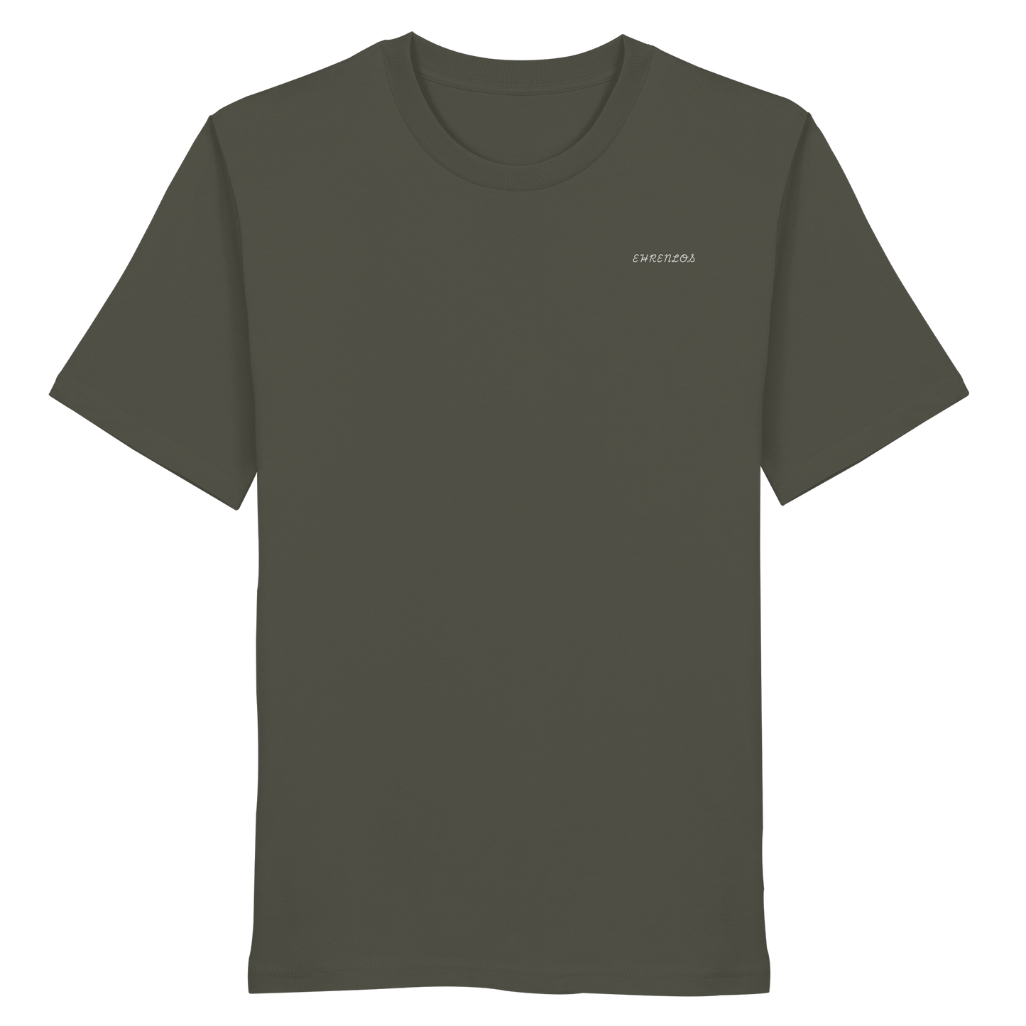 Ehrenlos - Organic Shirt (Stick weiß)