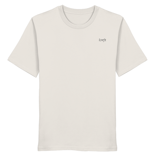 Läuft Lautschrift - Organic Shirt (Stick schwarz)