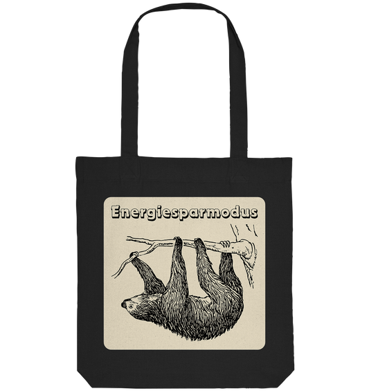 Energiesparmodus Faultier - Organic Tote Bag