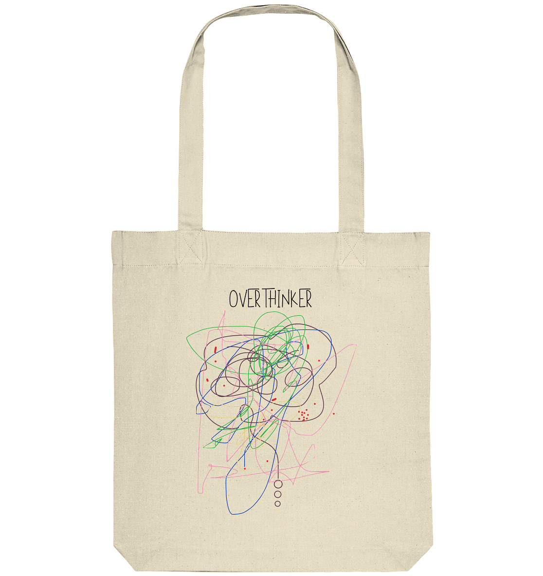 Overthinker Krixikraxi - Organic Tote Bag