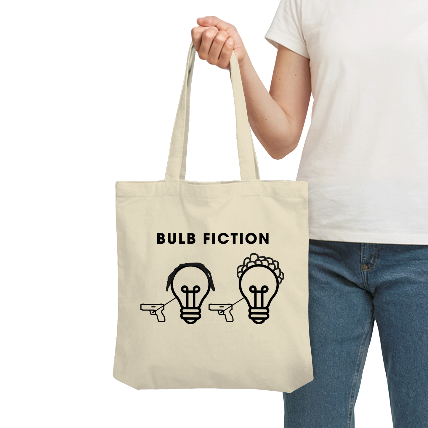 Bulb Fiction - Organic Tote Bag